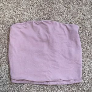 Lilac tube top, xs stretches to fit m